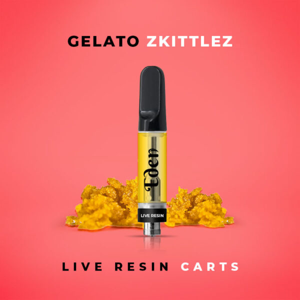 Live Resin Gelato Zkittlez Vape Cartridge
