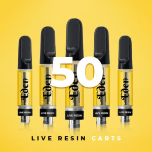 Bulk Live Resin Vape Cartridges - Eden Strain