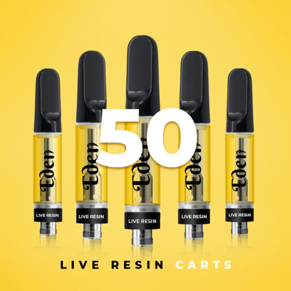 Bulk Live Resin Vape Cartridges - Eden Strain